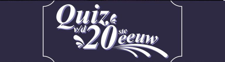 Quiz van de 20e eeuw — lezing in de Wadden